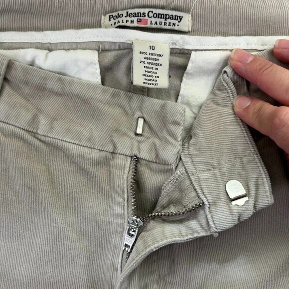 Polo Jeans Ralph Lauren Women's Corduroy Straight Leg Pant - Size 10 Regular - Picture 5 of 10